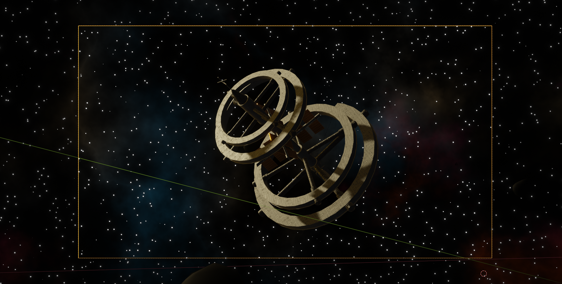 Image Blender des caméras